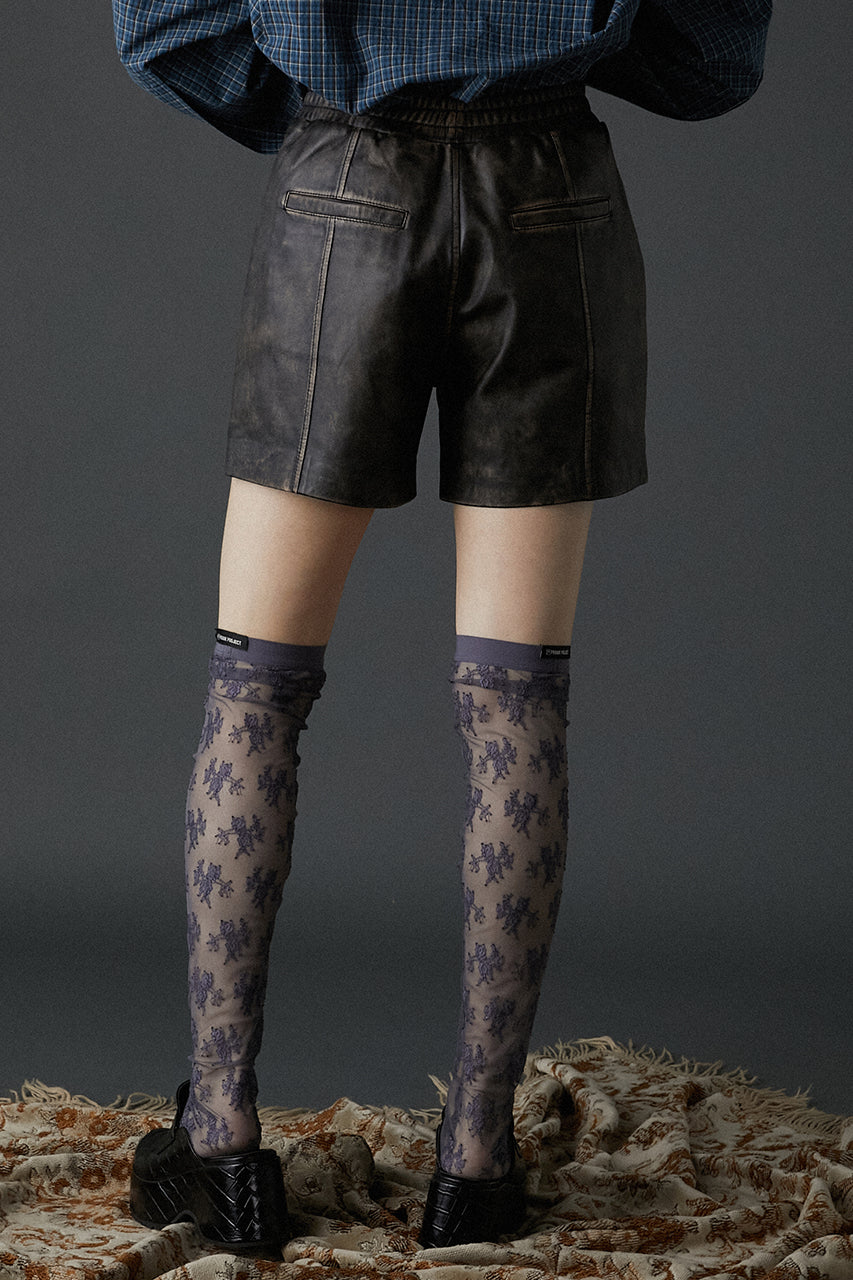 [24Autumn PRE ORDER] LEATHER SHORTS