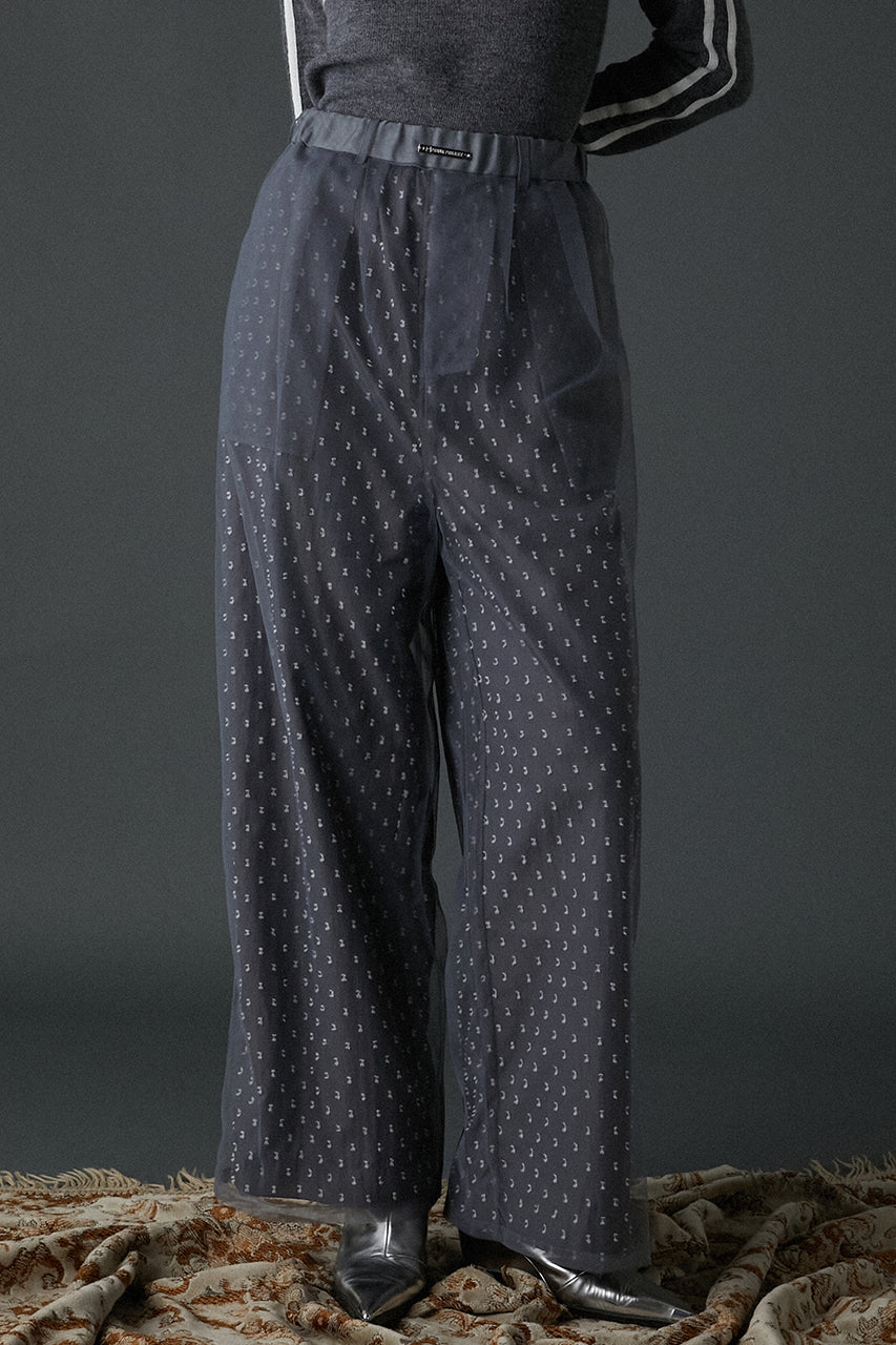 Dot Jacquard Pants