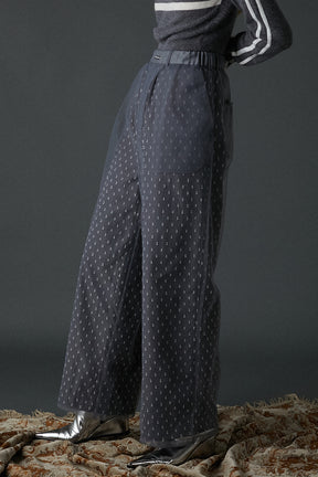 Dot Jacquard Pants