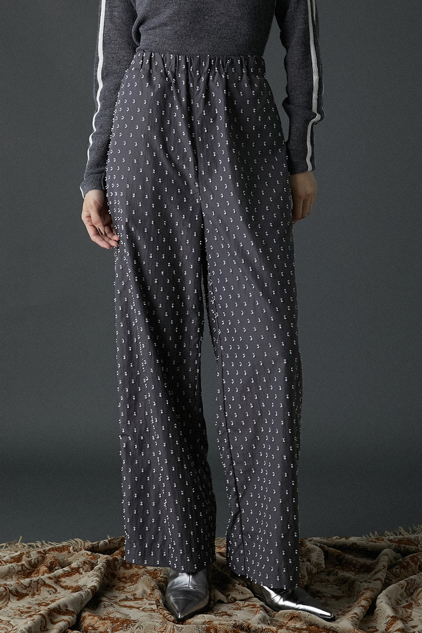 Dot Jacquard Pants