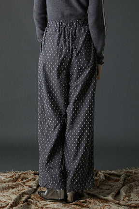 Dot Jacquard Pants