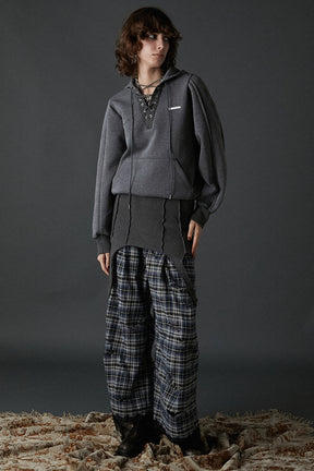 [24Autumn PRE ORDER] DAMAGED CHECK PANTS