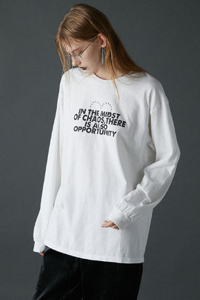 Heart Studs Logo Long Tee