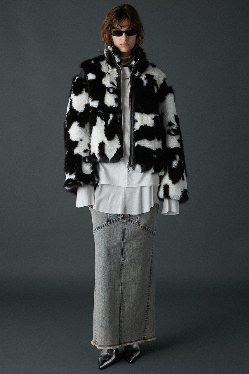 【24WINTER PRE ORDER】Fur Zip Blouson