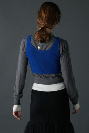 Layered Color Block Knit