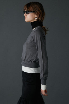 Layered Color Block Knit