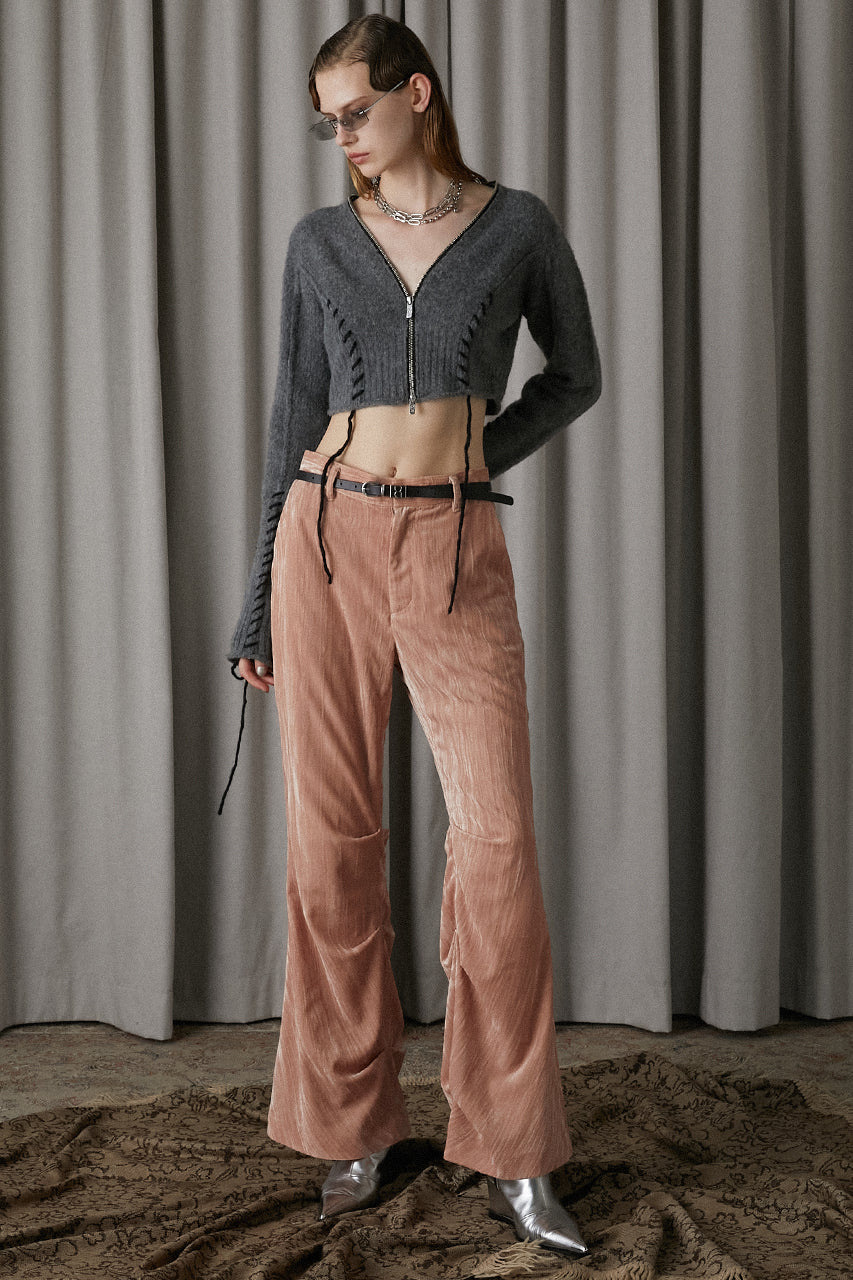 Velvet Flare Pants