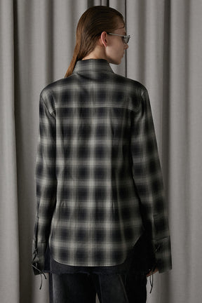 Multi Check Body Pierce Shirt