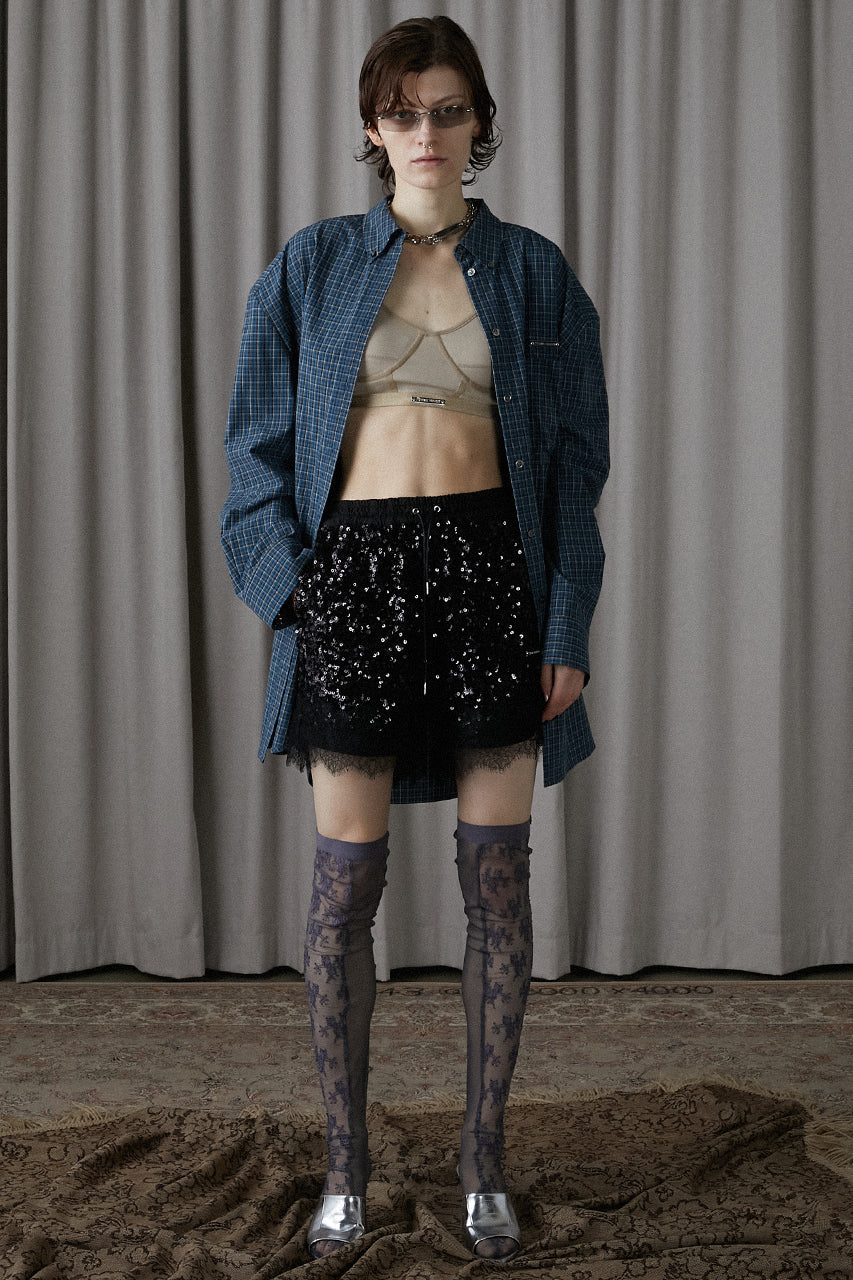 [24Autumn PRE ORDER] Spangle Lace Short Pants