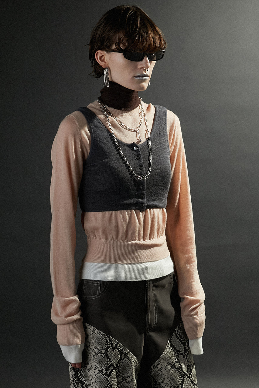 Layered Color Block Knit