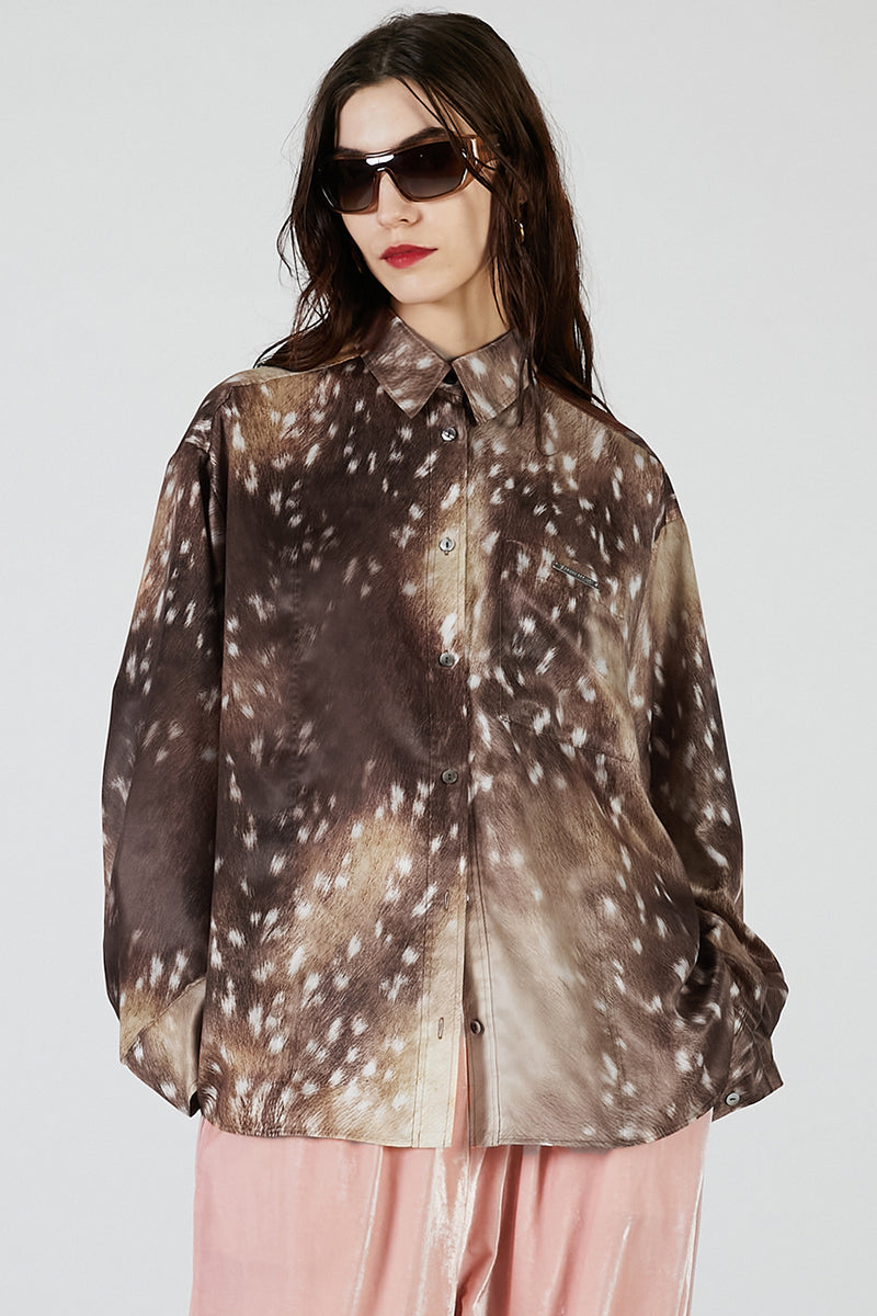 bambiページ Bambi Print Overshirt - 2025 AUTUMN