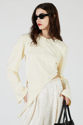 Irregular Hem Top - 2025 AUTUMN