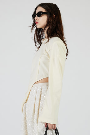 Irregular Hem Top - 2025 AUTUMN