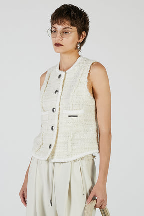 Tweed Vest - 2025 AUTUMN