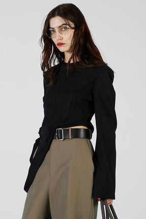 Irregular Hem Top - 2025 AUTUMN