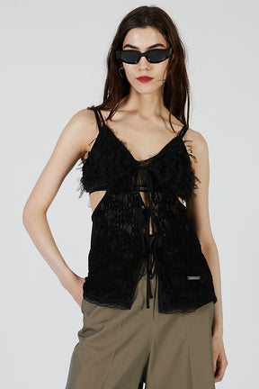 Lace Cut-Out Camisole Top