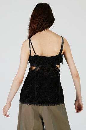 Lace Cut-Out Camisole Top