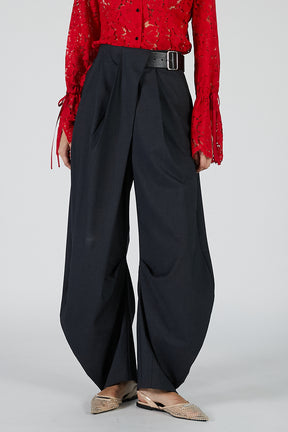 Asymmetrical Belt Pants - 2025 AUTUMN