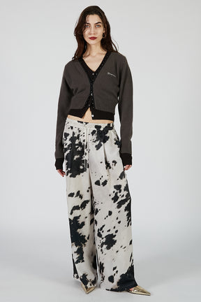 V-Neck Layered Cardigan - 2025 AUTUMN