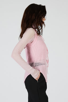 2WAY Mohair knit vest