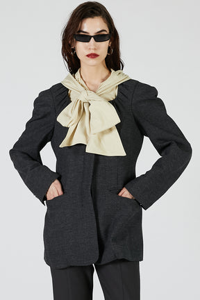 Square neck jacket - 2025 AUTUMN