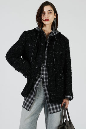 Padded Tweed Jacket