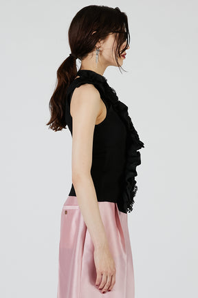 Frill Motif Knit