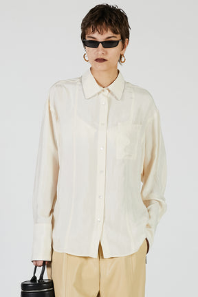 Ball Chain Trim Shirt - 2025 AUTUMN