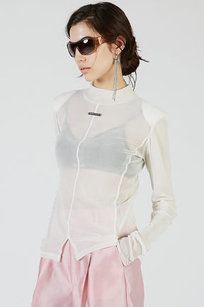Velour Turtleneck Top - 2025 AUTUMN