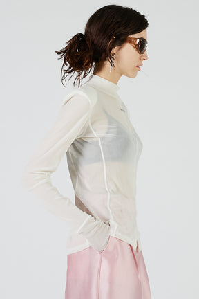 Velour Turtleneck Top - 2025 AUTUMN