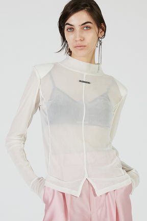 Velour Turtleneck Top - 2025 AUTUMN