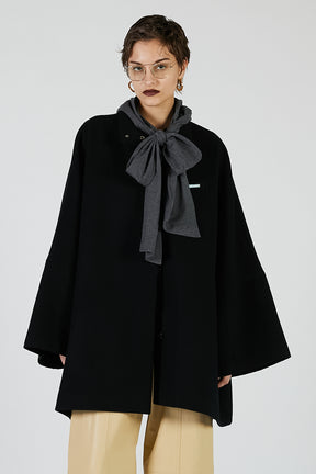 Poncho Coat with Scarf - 2025 AUTUMN