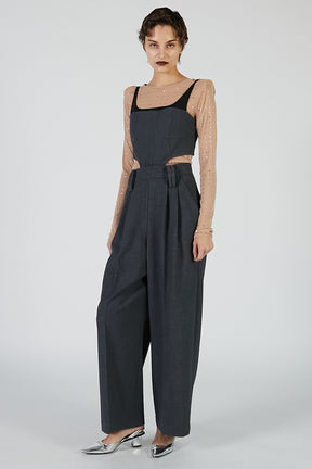 Side Cutout Combination Dress