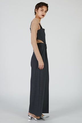 Side Cutout Combination Dress