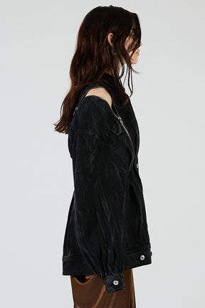 Zip Denim Shirt Blouson - PRE ORDER