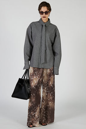 Bambi Print Wide Pants