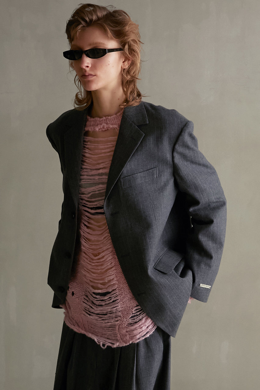 Furano Stripe Single Breasted Jacket