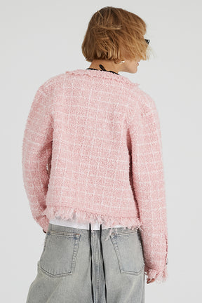 Tweed Knit Cardigan - 2025 AUTUMN