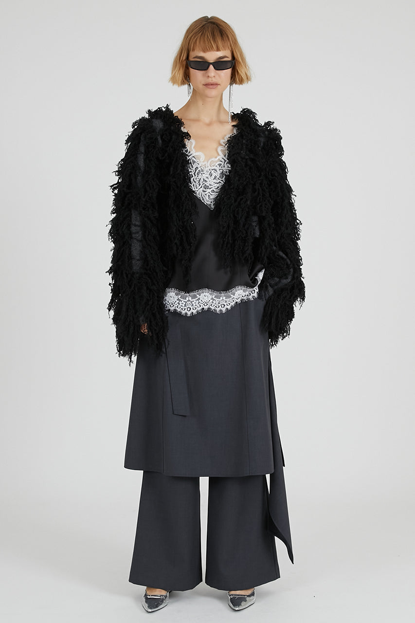 Fluffy Knit Cardigan - 2025 WINTER
