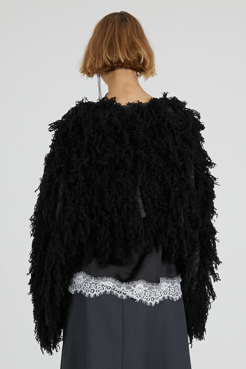 Fluffy Knit Cardigan - 2025 WINTER
