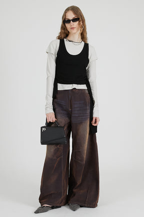 Layered Long Sleeve T-Shirt - 2025 AUTUMN