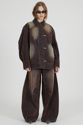 Flocky Denim Pants - 2025 AUTUMN