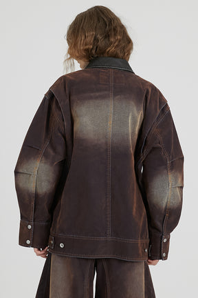 Flocky Denim Jacket - 2025 AUTUMN