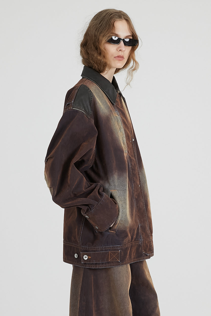 Flocky Denim Jacket - 2025 AUTUMN