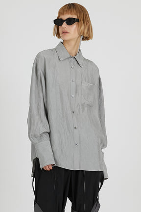 Ball Chain Trim Shirt - 2025 AUTUMN
