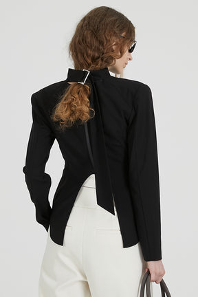 Suiting Back Tie Tops