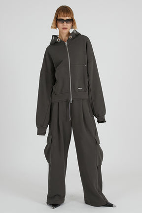 Sweat Cargo Pants