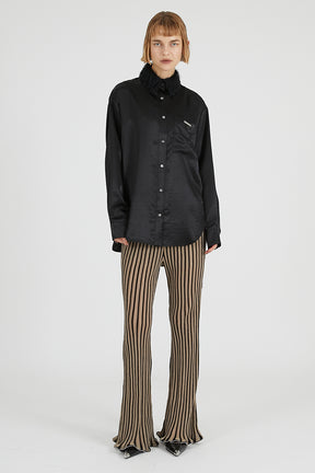 Beaded knit pants