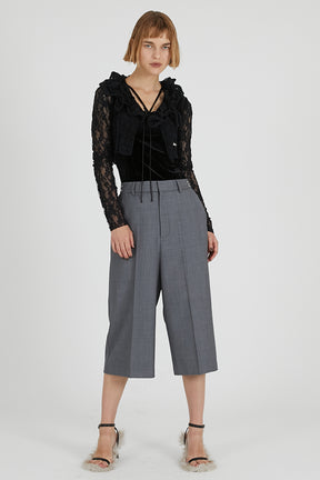 Lace Frill Wave Cardigan