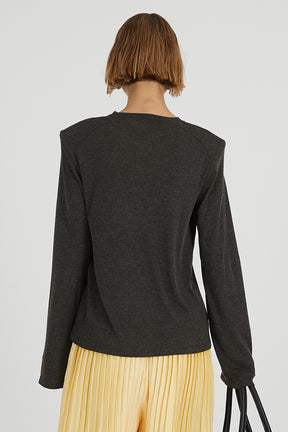 Power Shirt Top - 2025 AUTUMN